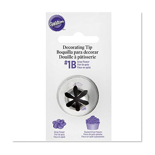 Wilton 418-5565 Douille pâtissière 1B, Acier INOX, Argent, 4,32x4,57x9,5 cm