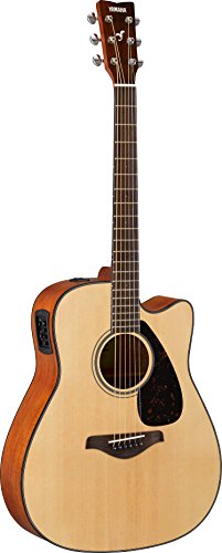 Book Cover Yamaha FGX800C Solid Top Cutaway Acoustic-Electric Guitar