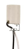 Intermediate Base Porcelain 75W-250V 1/8 IP Hickey Socket Lampholder