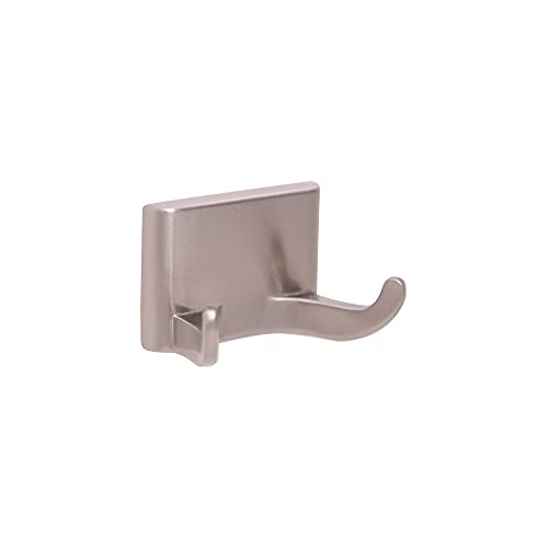 Design House Millbridge Double Robe Hook in Satin Nickel