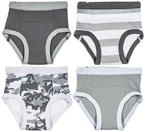 Trimfit Little Boys Cotton Training Pants (Pack of 4 Kids Underwear)