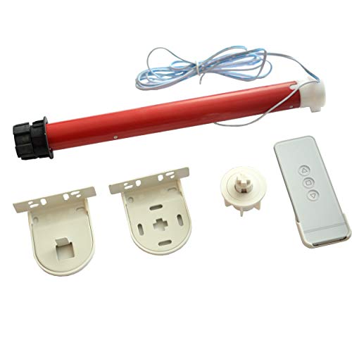 Morningrising 12V DIY Electric Roller Blind/Shade Tubular 38mm Motor Kit & Remote Controller