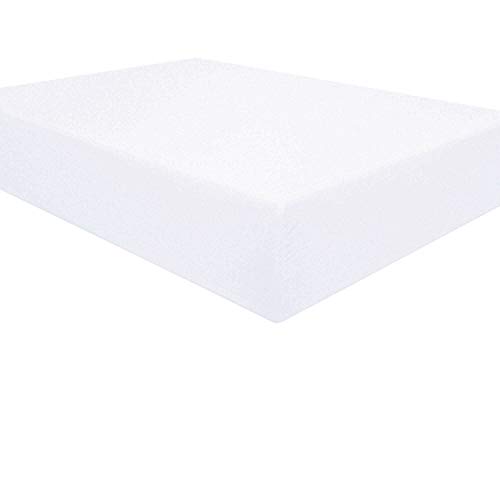 Book Cover NTBAY Microfiber King Fitted Sheet, Wrinkle, Fade, Stain Resistant Deep Pocket Bed Sheet, White