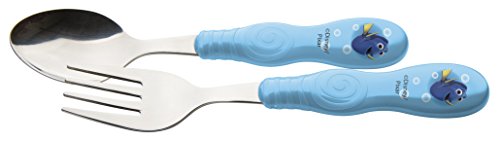 Zak Designs Finding Dory Fork and Spoon Set, Dory