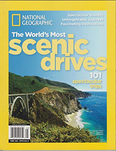 Book Cover NATIONAL GEOGRAPHIC,THE WORLD'S MOST SCENIC DRIVES 101 SPECTACULAR TRIPS.
