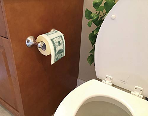 SummitLink 1 Roll $100 Hundred US Dollar Bill Toilet Paper Tissue Napkin Prank Fun Birthday Party Novelty Gift Idea