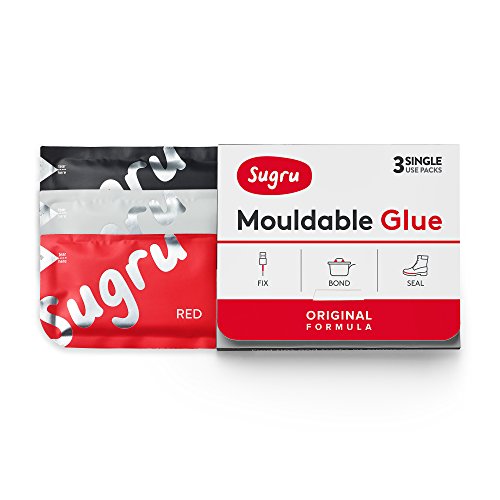 Book Cover Sugru 3PK INC SMLT3 3 Multi Pack Moldable Glue, Black, White & Red