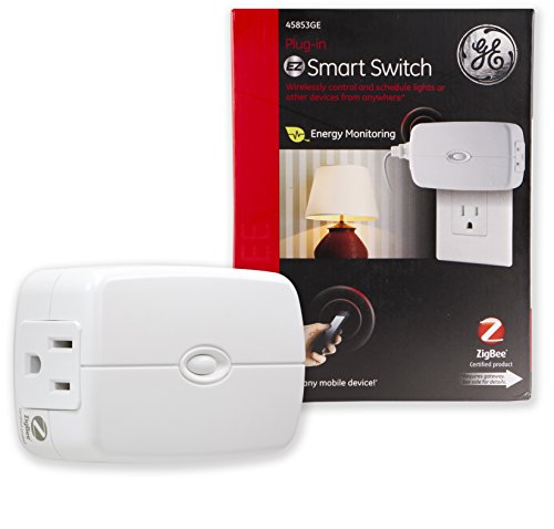 Book Cover GE Zigbee Smart Switch Plug-In, 2-Outlet Lighting Control, No Wiring Required, Works Directly with Alexa Plus, Echo Show (2nd Gen), White, 45853GE