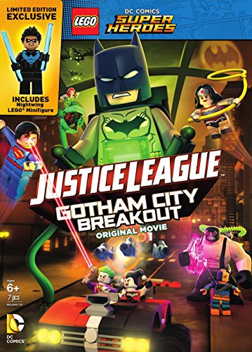 Book Cover LEGO DC Comics Super Heroes: Justice League: Gotham City Breakout w/Figurine (DVD)