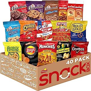 Book Cover Frito-Lay Ultimate Snack Care Package, Variety Assortment of Chips, Cookies, Crackers & More, 40 Count