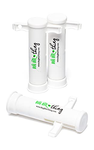 BUG BITE THING Suction Tool, Poison Remover - Bug Bites and Bee/Wasp Stings, Natural Insect Bite Relief, Chemical Free - White/Single 1 Pack
