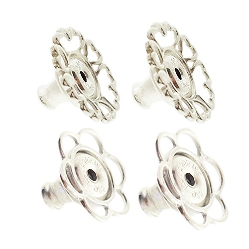 LuxlockTM World's most secure Patented Replacement Earring Back in .925 Silver (Patent # US8365369)