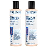 Scalp Psoriasis Seborrheic Dermatitis & Dandruff Shampoo plus Conditioner by DermaSolve (2-pack) | Naturally Heals Itchy Flakey Inflamed Skin and Provides Soothing Moisturizing Relief