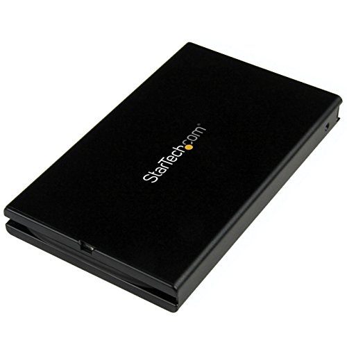 StarTech.com USB 3.1 (10Gbps) SSD/HDD Hard Drive Enclosure - USB-C External Hard Drive Enclosure (S251BU31C3CB), 1x | 2.5" SATA III