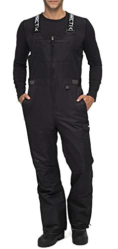 Book Cover Arctix Men's Avalanche Athletic Fit Insulated Bib Overalls, Black, Large/32