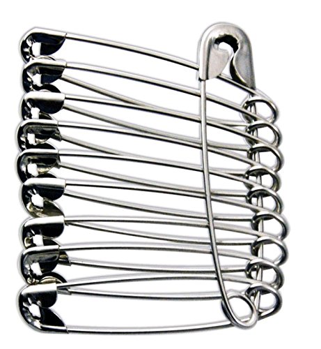 Soophen Extra Large Safety Pins Size 4 (Set of 100) (2-1/5) by Soophen