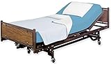 Fitted Hospital Bed Sheet, Twin Extra-Long 36"X80"X9" Soft and Comfy 100% Cotton (Twin XL, Lt.Blue) by Crescent