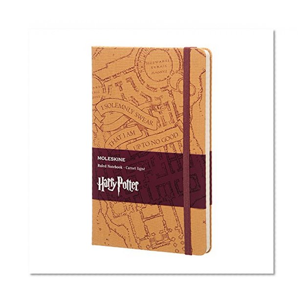 Moleskine Harry Potter Limited Edition Notebook, Large, Ruled, Kraft, Hard Cover (5 x 8.25)