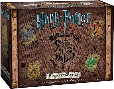 Book Cover Harry Potter Hogwarts Battle Cooperative Deck Building Card Game | Official Harry Potter Licensed Merchandise | Harry Potter Board Game | Great Gift for Harry Potter Fans | Harry Potter Movie artwork