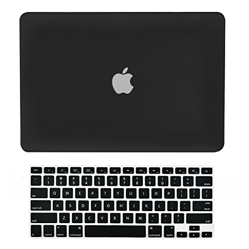 Book Cover TOP CASE - 2 in 1 Signature Bundle Rubberized Hard Case and Keyboard Cover ONLY Compatible MacBook Air 13