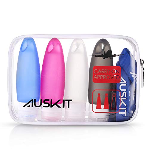 Book Cover Travel Bottle, Travel Accessories Bottles With Shampoo Lanyard By AusKit