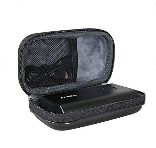 Hermitshell Hard EVA Travel Black Case Fits Anker PowerCore+ 10050 Premium Aluminum Portable Charger 10000/10050 mAh Power Bank