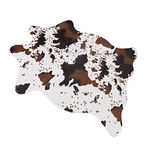 Book Cover MustMat Cute Cow Print Rug Fun Faux Cowhide Area Rug Nice for Decorating Kids Room 29.5