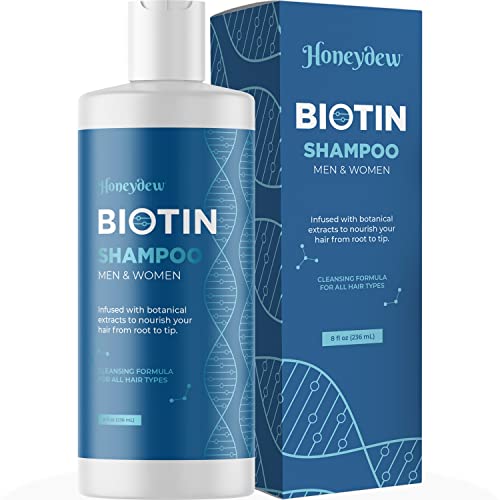 Book Cover Biotin Hair Shampoo for Thinning Hair - Volumizing Biotin Shampoo for Men and Womens Dry Damaged Hair - Sulfate Free Shampoo with Biotin and Moisturizing Essential Oils over 95% Natural Derived