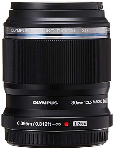 OM SYSTEM OLYMPUS M.Zuiko Digital ED 30mm F3.5 Macro For Micro Four Thirds System Camera, Compact Macro lens, 1.25x Image Maginification, Fast AF, Beautiful Bokeh