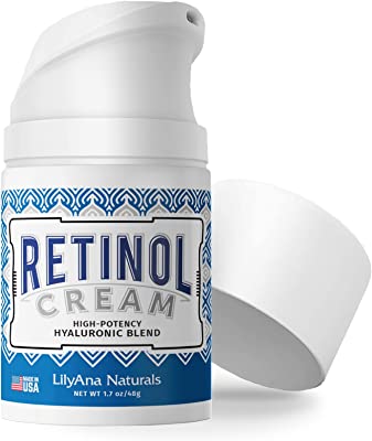 Book Cover LilyAna Naturals Retinol Cream for Face - Made in USA, Retinol Cream, Anti Aging Cream, Retinol Moisturizer for Face and Neck, Wrinkle Cream for Face, Retinol Complex - 1.7oz