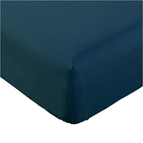 Mellanni King Fitted Sheet - Deep Pocket Cooling Sheets up to 16 inch - Hotel Luxury 1800 Bedding - Softest Sheets - Wrinkle, Fade, Stain Resistant - 1 Single King Fitted Sheet Only (King, Royal Blue)