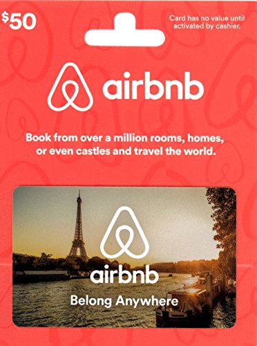 Book Cover Airbnb $50 Gift Card