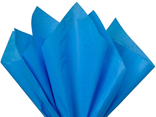 Book Cover Gift Wrap Color Tissue Paper Gift Wrap Tissue Paper Brilliant Blue 15 x 20 inch 100 Sheets