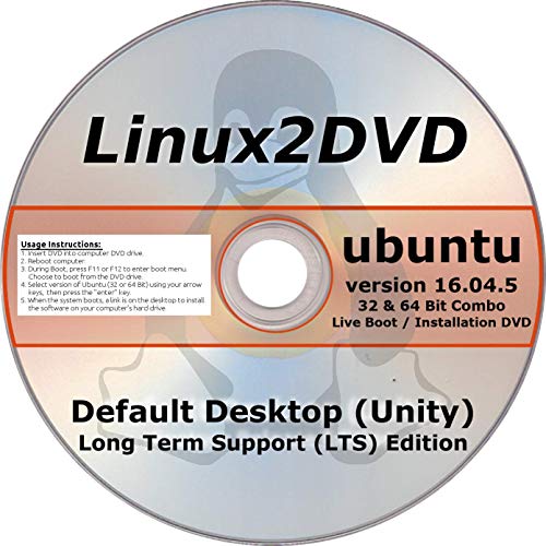 Ubuntu Linux 16.04 LTS 32 & 64 Bit - Latest Long Term Support Release