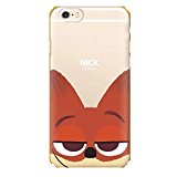 iPhone 6 6S / iPhone 6 6S Plus, New Cute Slim Case Cover,Zootopia, Fox Nick, Cute 3D Cartoon TPU Silicone Protection Skin Case Cover for iPhone (iphone 6 6s plus (5.5 inch ), Fox Nick)