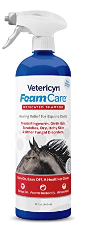 Vetericyn FoamCare Equine Medicated Shampoo, 32 - ounce