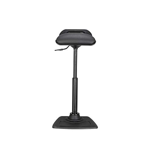 Vari Active Seat Basic - Adjustable Ergonomic Standing Desk Chair - Compact Wobble Perch Stool - Dynamic Range of Movement - No Assembly Required