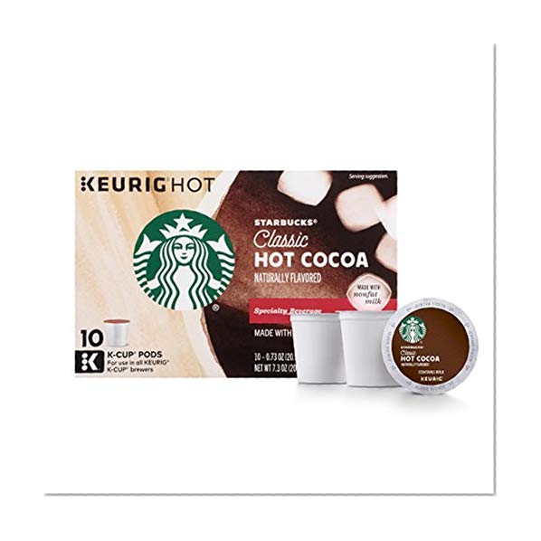 Starbucks Classic Hot Cocoa K-Cup for Keurig Brewers, 6 Boxes of 10 (60 Total K-Cup pods)