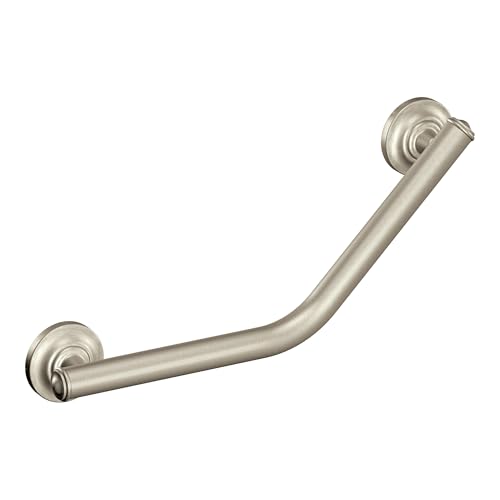 Moeai|#Moen RA8716D1GBN BR &Nameinternal R8716D1GBN Home Care 16 inch Angled Grab bar, Brushed Nickel