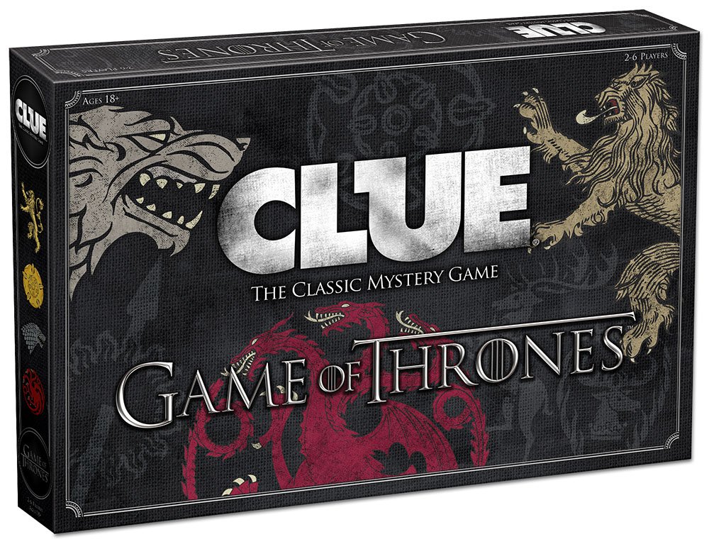 Book Cover USAOPOLY Clue Game of Thrones Board Game | Official Merchandise | Based on The Popular TV Show on HBO Game of Thrones