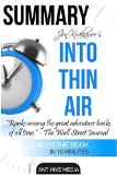 Summary Jon Krakauer's Into Thin Air: A Personal Account of the Mt. Everest Disaster