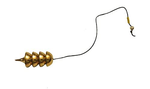 Jet International Crystal Osiris Gold Plated Metal Pendulum Love Healing Dowsing A++ Metaphysical Spiritual Answers
