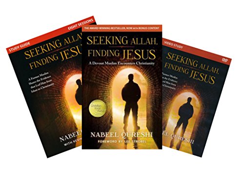 Nabeel Qureshi Full Set - Seeking Allah, Finding Jesus: A Devout Muslim Encounters Christianity (Book , DVD , and Study Guide)