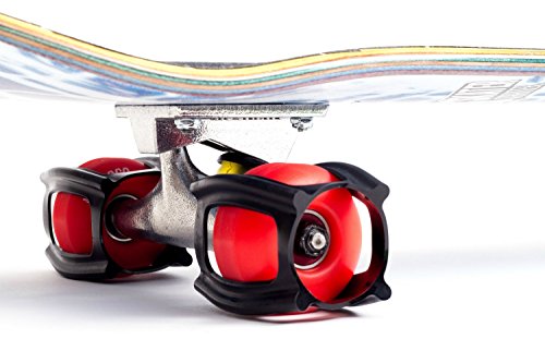 SKATERTRAINER 2.0, The Rubber Skateboarding Accessory for Perfecting Your Ollie and Kickflip - Learn, Practice and Land Tricks in No Time! (Black)