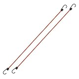 SmartStraps 36” Standard Bungee Cords, Orange (2pk) – Secure Light Loads Such as Coolers, Luggage and Gas Cans – Overmolded Steel Core Hooks Won’t Scratch, Versatile, Economical Bungees (391)