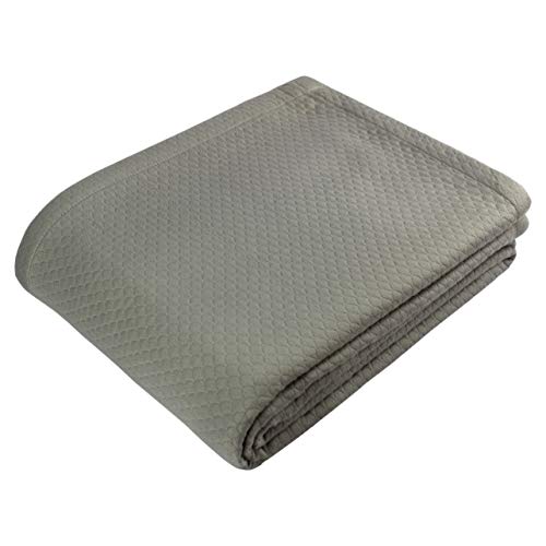 COTTON CRAFT - 100% Super Soft Premium Cotton Herringbone Twill Thermal Blanket - Full/Queen Sage