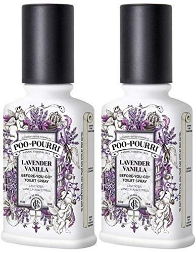 Poo-Pourri Lavendar Vanilla 2 x 4oz Pack (Amazon & eBay Only)