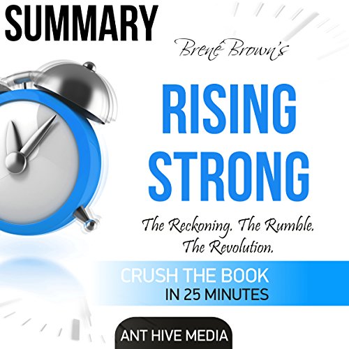 Book Cover Brené Brown's Rising Strong Summary