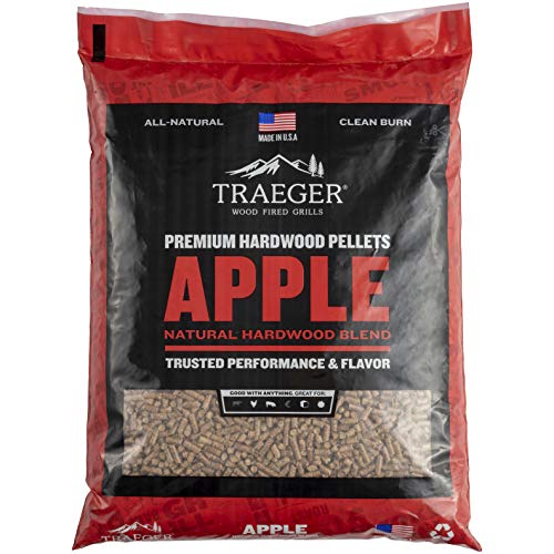 Book Cover Traeger Grills Apple 100% All-Natural Hardwood Pellets for Grill, Smoke, Bake, Roast, Braise and BBQ, 20 lb. Bag