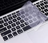Ultra Thin Clear Keyboard Cover for Old MacBook Air 13 Inch A1466 A1369(Release 2010-2017) & MacBook Pro 13 Inch, MacBook Pro 15 Inch(2015 or Older Version, A1425 A1502 A1278 A1398), TPU